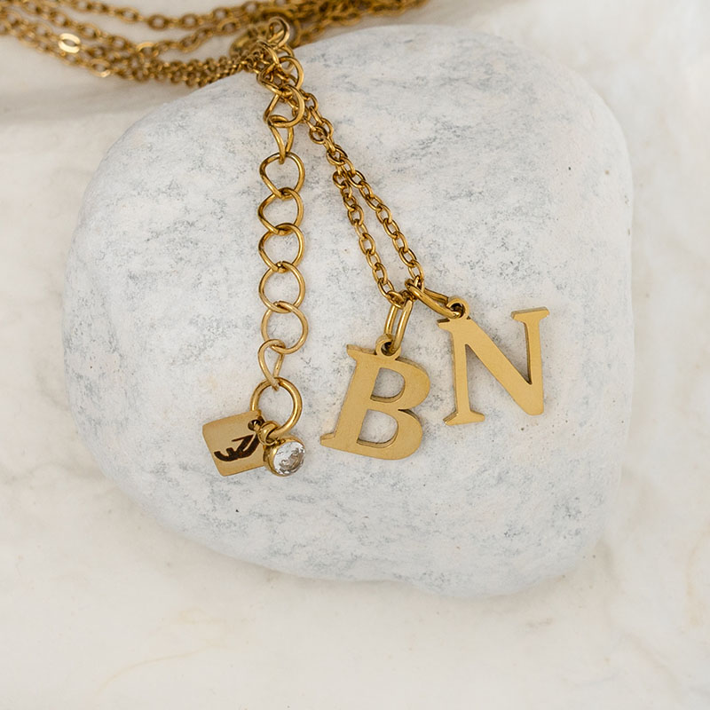 Ketting met letterbedel