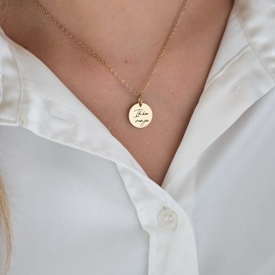 Ketting met eigen handschrift